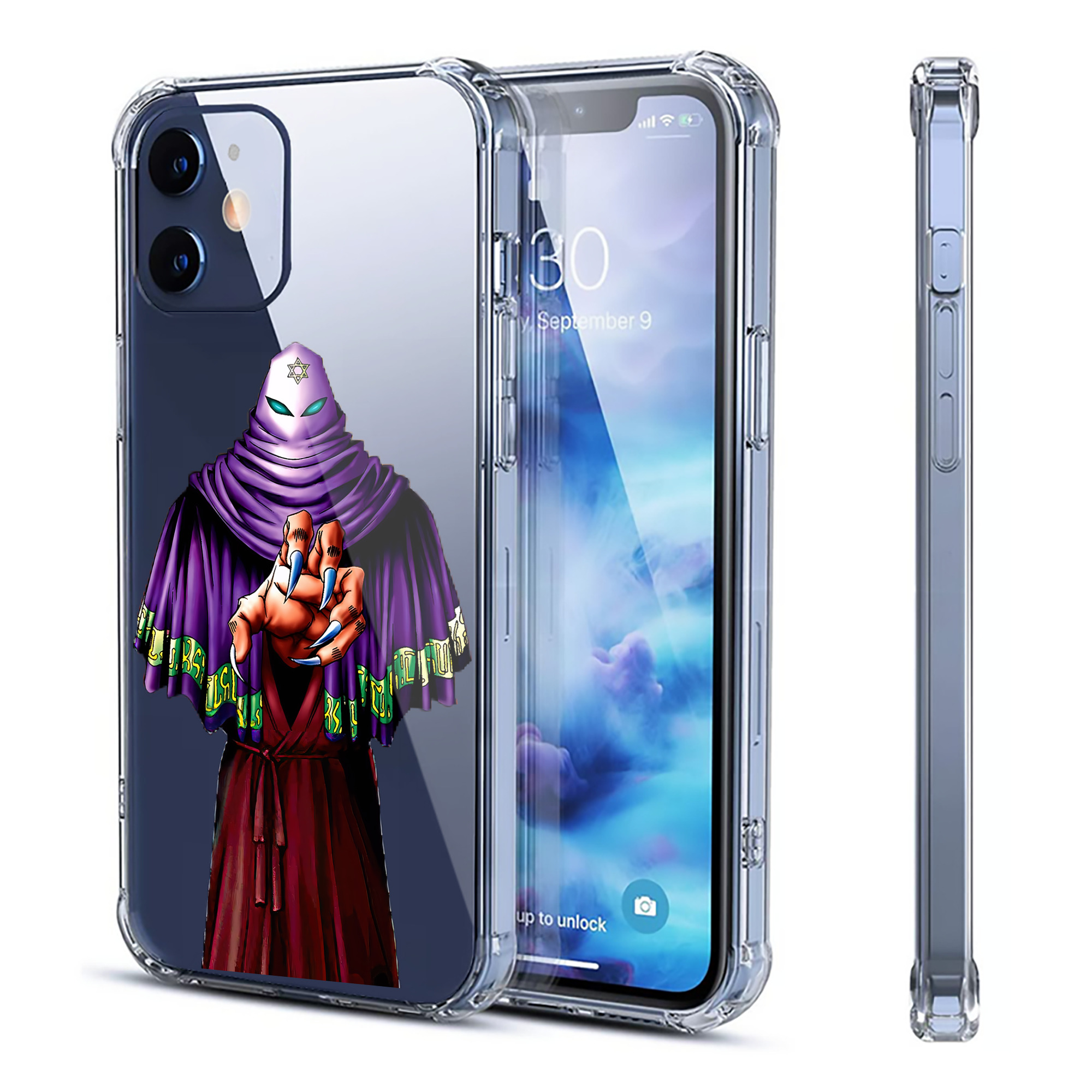 （画像用） 遊☆戯☆王 Yu-Gi-Oh! 【iPhone 12シリーズ対応】透明スマホケース（クリアソフトケース）